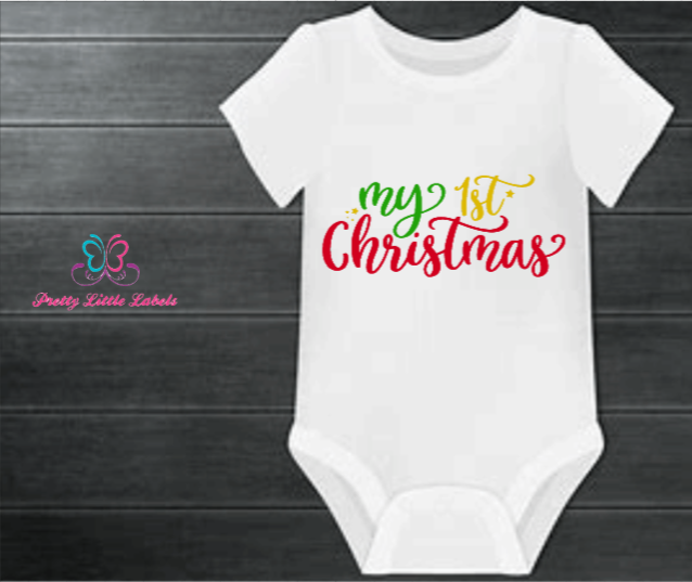 My First Christmas Rompers Pretty Little Labels Australia